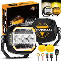 AUXBEAM 3/5 Inch 2pcs LED Work Lights Pods Spot Flood Combo Driving Light DRL Turn Signal Lamps LED Driving Pod Lights