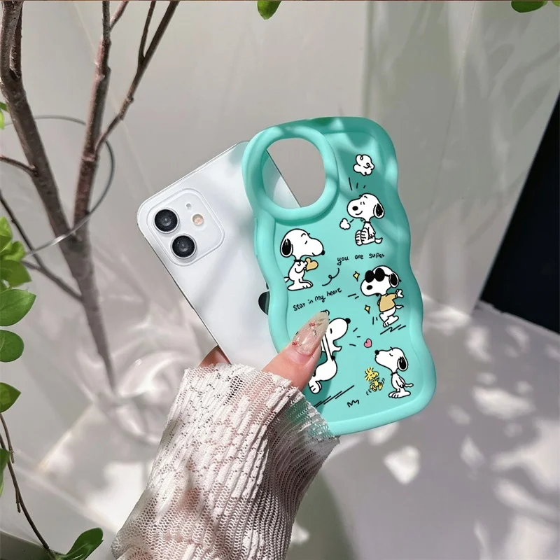 Divertente Snoopy Cassa Del Telefono Per Samsung Galaxy A54 A55 A16 A15 A14 A36 A26 S25 S24 S23 S22 Plus Ultra S20 S21 FE Copertura In Silicone Morbido