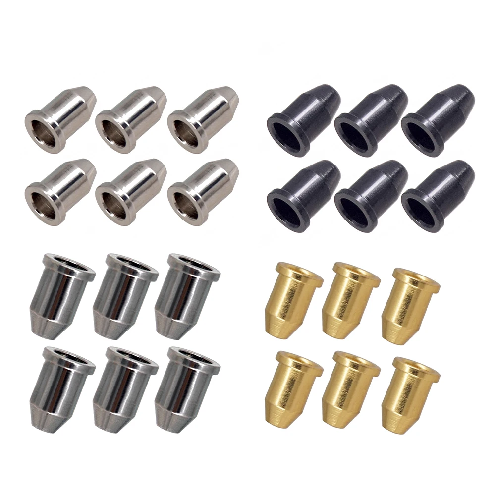 Guitar Accessories Electric Guitar Ferrules Guitar Ferrules Set Portable Zinc Alloy Fits Most Guitars High Quality