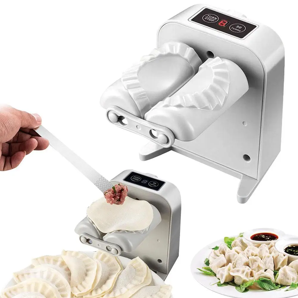 Automatic Electric Dumpling Maker Machine Dumpling Adjustable Speed Mould Dumpling Pressing Skin Accessories Kitchen Gadget H8L1