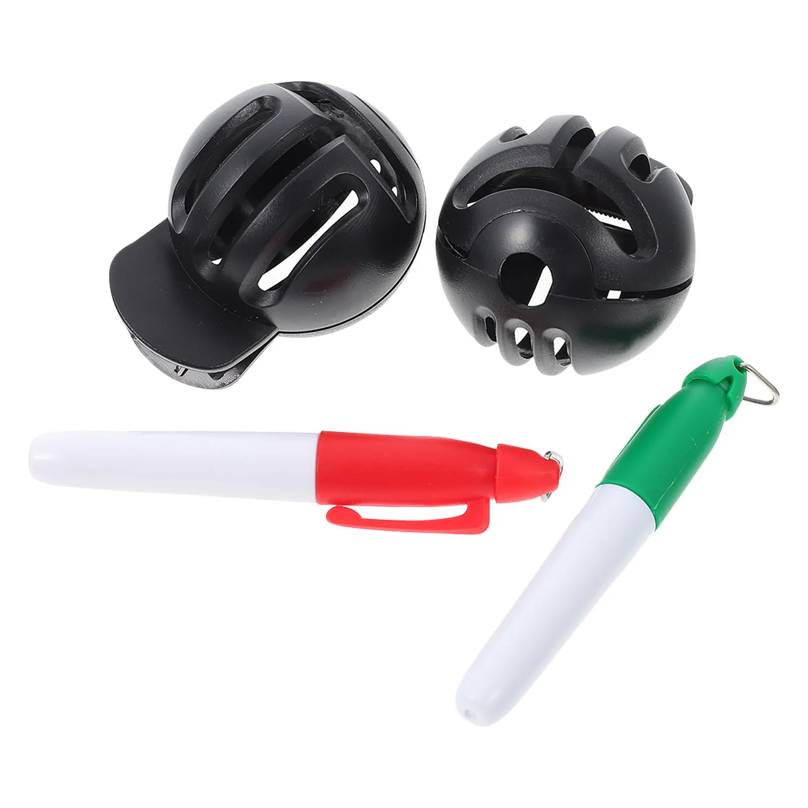 

1Set ABS Golfs Ball Line Marker Clip Type Manual Alignment Tool Double Side Golf Balls Marking Drawer Marker Pen