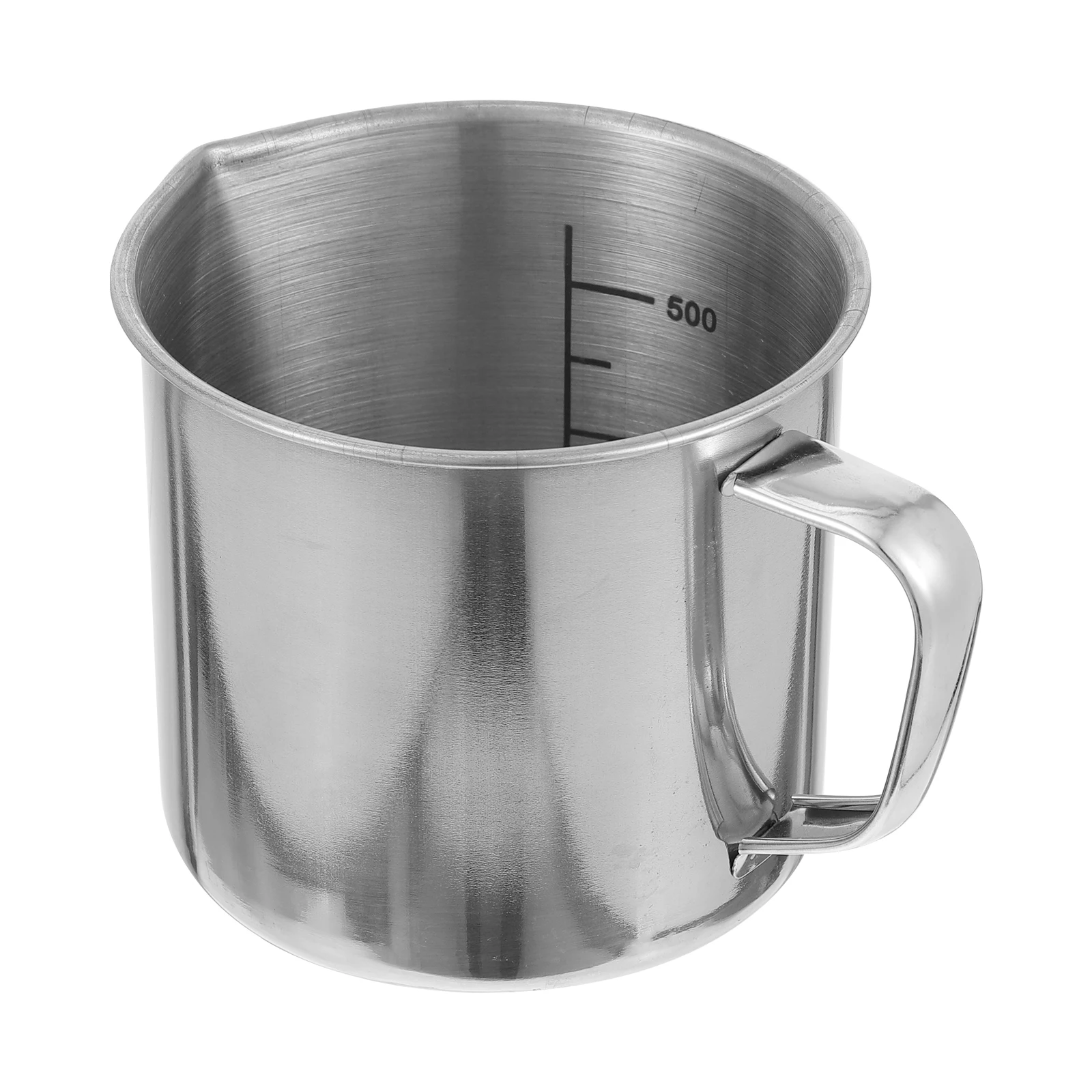 

1Pcs Stainless Steel Measuring Cup Smooth Burr-Free Surface Accurate Scale Lines Lightweight Laboratory Kitchen