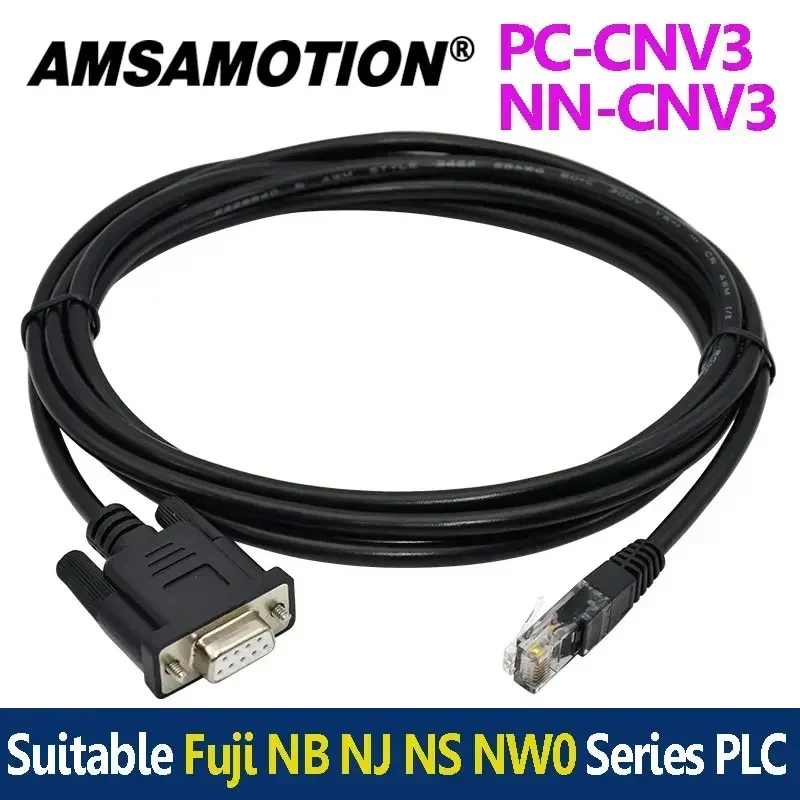 

PC-CNV3 for Fuji NB NJ NS NW0 Series PLC Programming Cable NN-CNV3 Serial Port Data Download Line