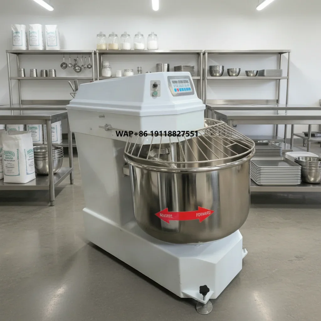 

Industrial Electric Kneading Machine 25kg 50kg 75kg 100kg Spiral Dough Mixer for Flour Corn Wheat