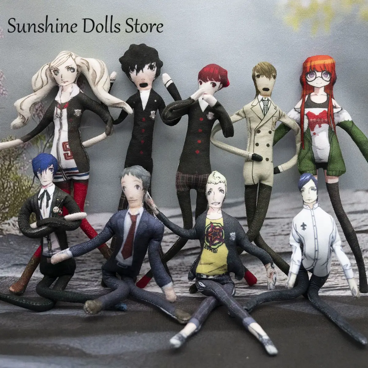 Amamiya Akechi Goro Ryuji Sakamoto Anne Takamaki Futaba Sakura Yuuki Makoto Yusuke Adachi Wire Skeleton Абстрактная модель в подарок