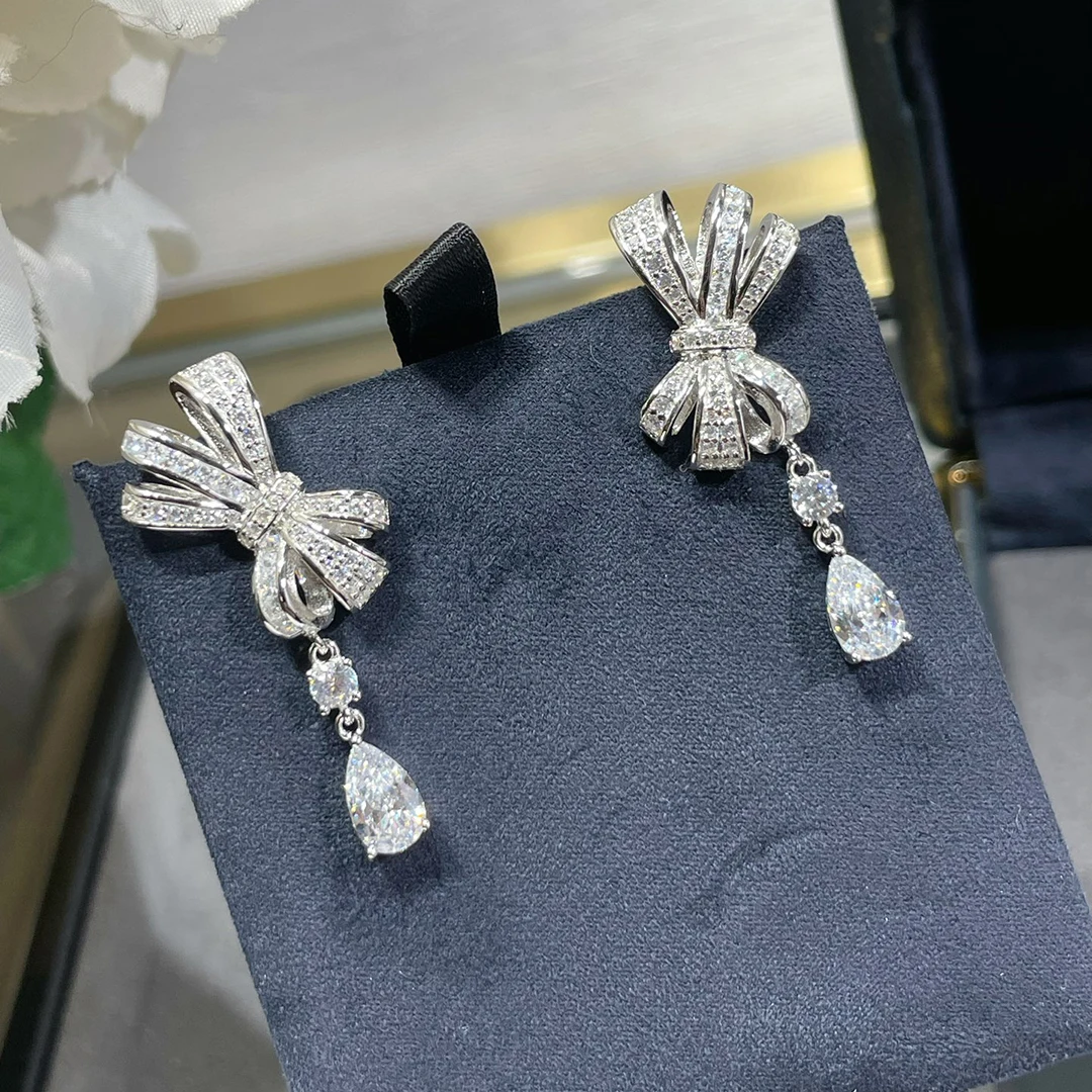 패션 명품 주얼리 S925 스털링 실버 리본 풀 다이아 - Tie Clip Silver 리뷰 및 가격