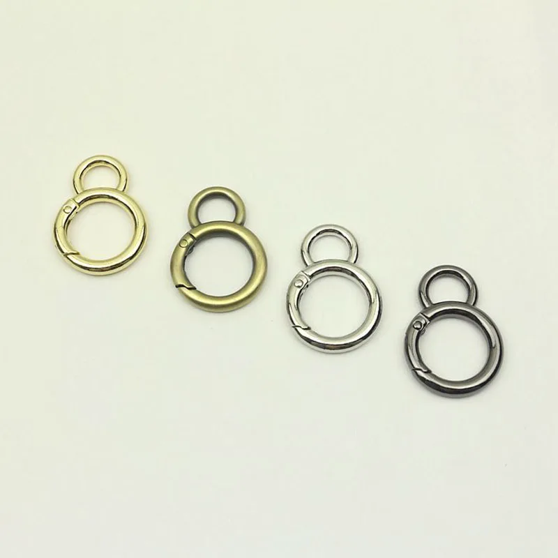 30Pcs O Rings Openable Metal Bag Buckles Hooks Handbag Handle Connector Strap Dog Chain Snap Clasp DIY Hardware Accessories