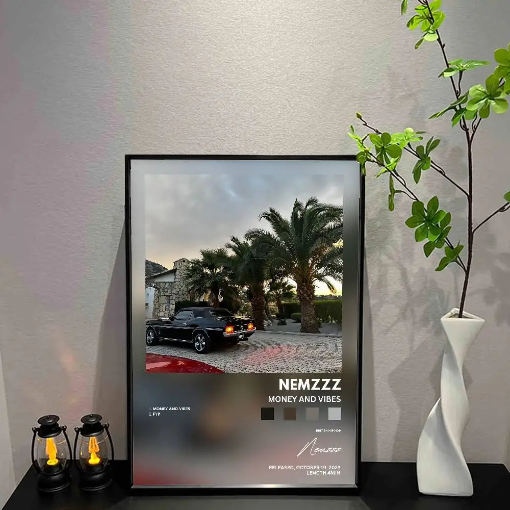 N-Nemzzz Poster Music Album Canvas Print Wall Art Room Decor Wall Art Print Home Decor 50X70 Room