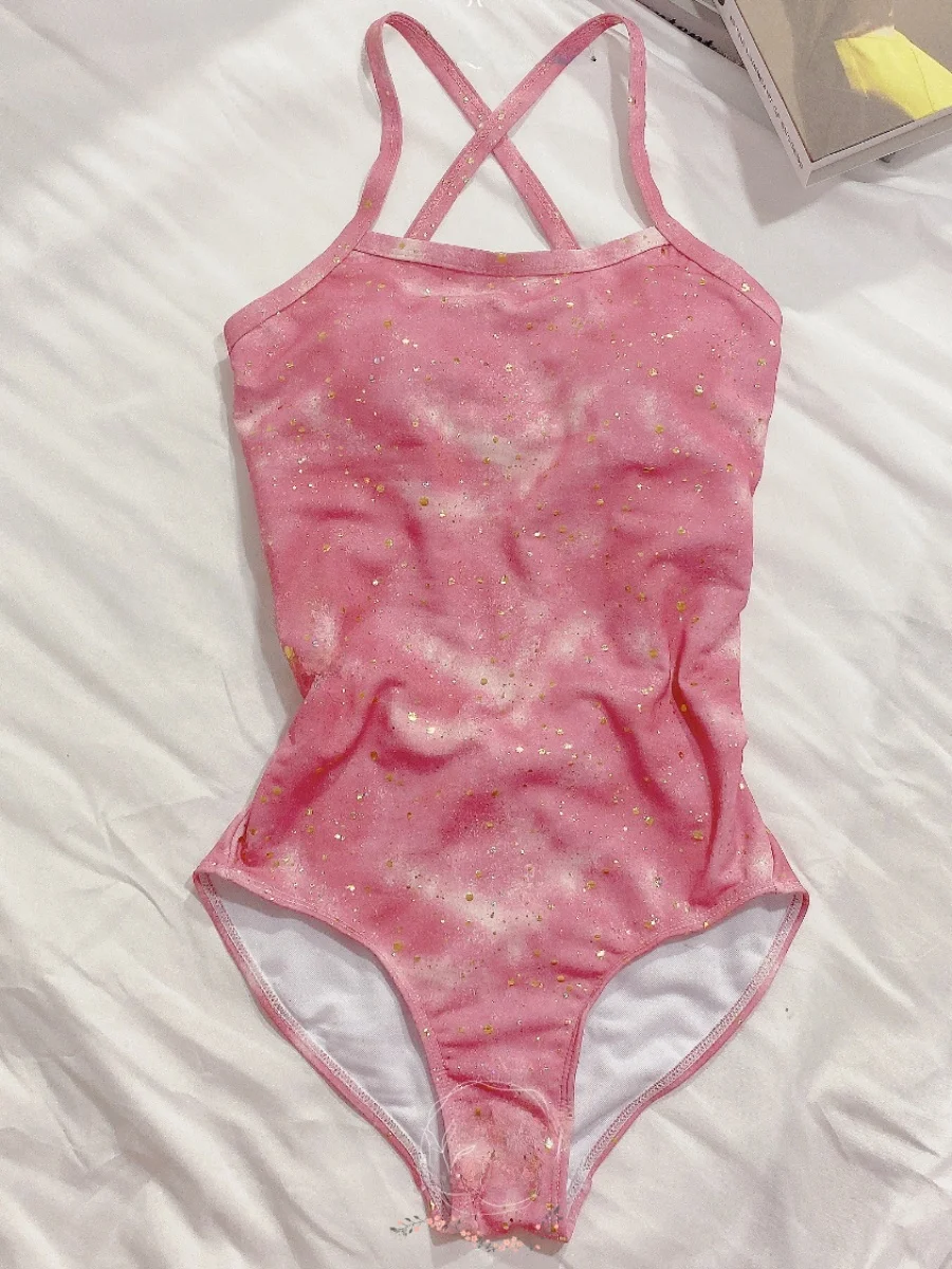 

Pink Triangular Cetition Swimsuit Women's One-Piece Swimming Costume High-Performance Speed Suit New 2025 Tagkita Brand