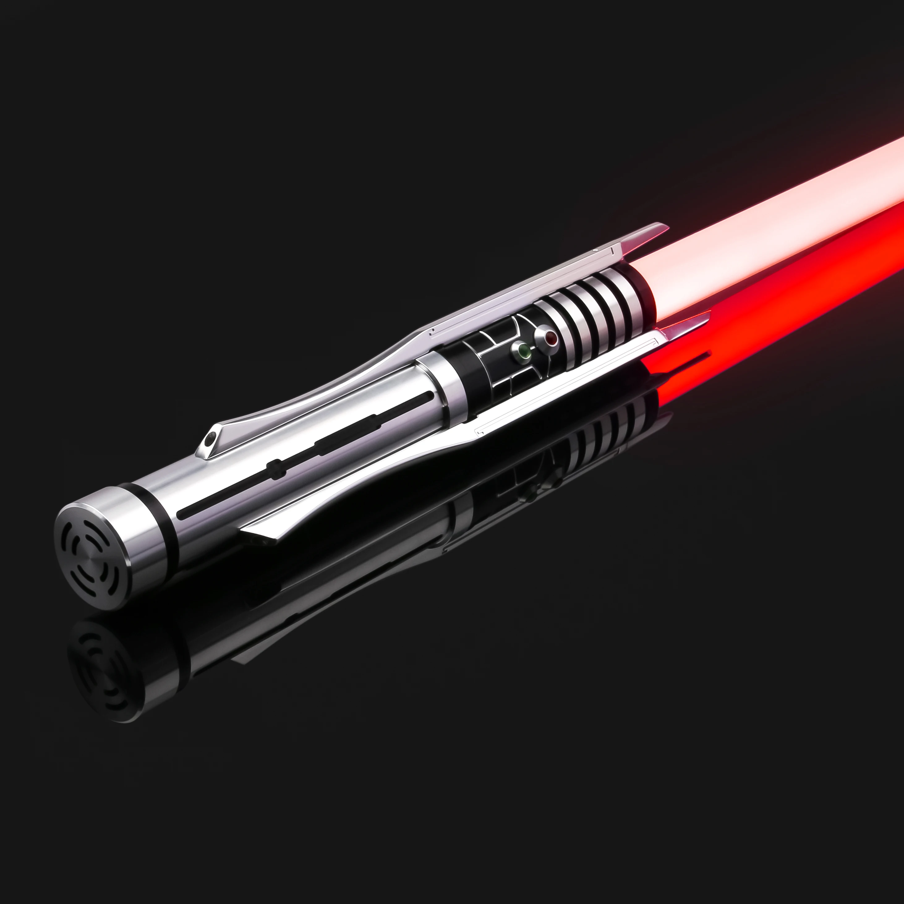 

FOXSABER Dueling Lightsaber, 12 Colors Changeable with 27 Mode Sound Effect Premium Metal Handle Sturdy Blade Light Saber