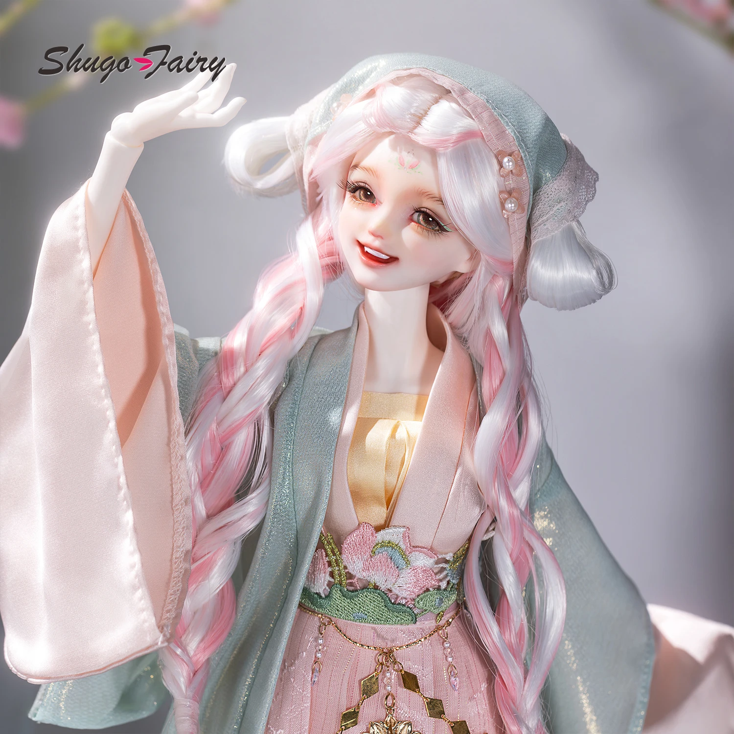 BJD Doll 1/4 Melanie B ShugaFairy Resin FullSet Summer Fairy Eastern Song-Beizi A-Line Skirt FC Ball Jointed Doll Gift Toy