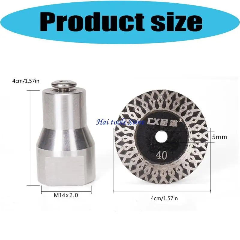 X37E Professional 4Cm Dry Cut Stone Disc For Concrete And Hard Materials Cutting