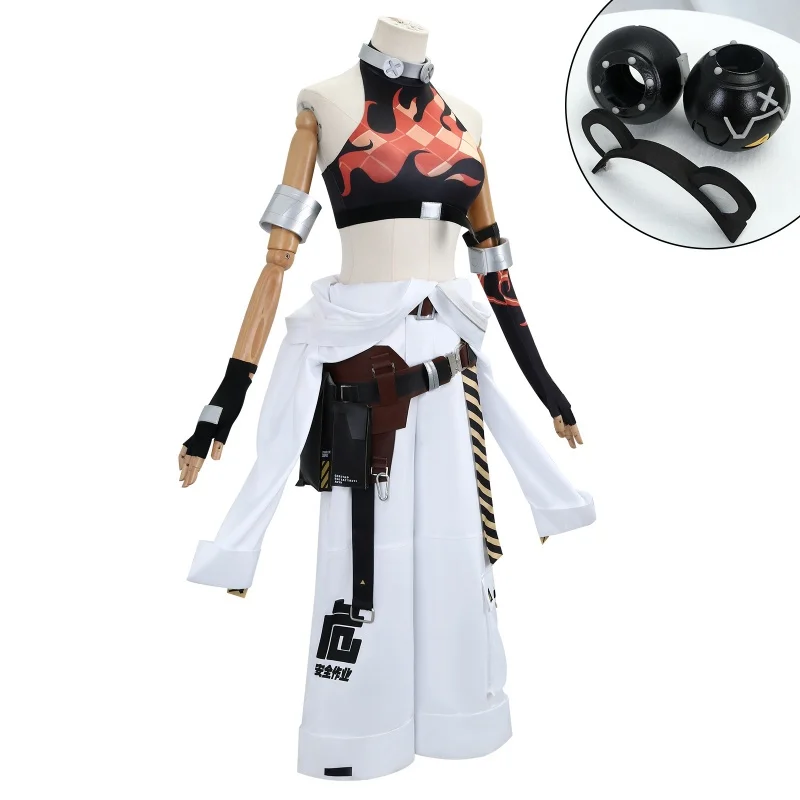 Gioco Zenless Zone Zero Koleda Belobog Costume Cosplay Parrucca Uniforme Copricapi Guanti Festa di Halloween Gioco di ruolo Puntelli Set per le donne