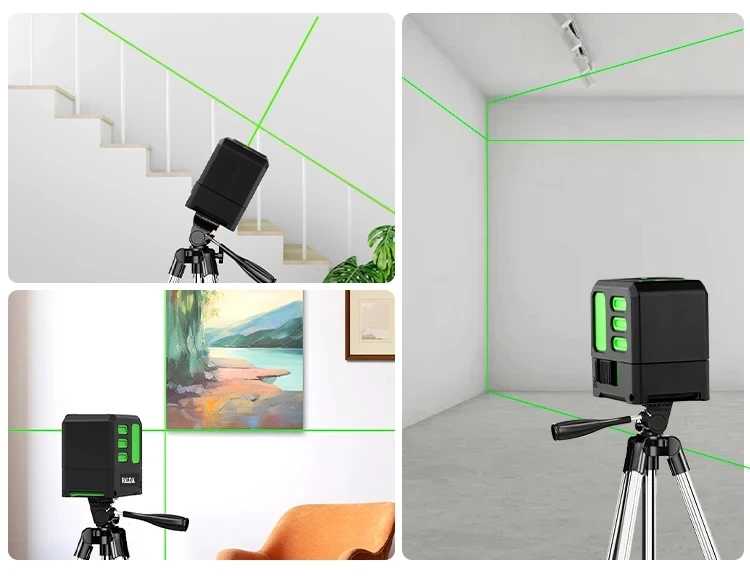 HILDA Laser-Nivelliergerät 2 Linien/5 Linien 360° Automatische Nivellierung Baustellengerät Grünes Licht Kreuzlaser Gutes Geschenk – Detail 6