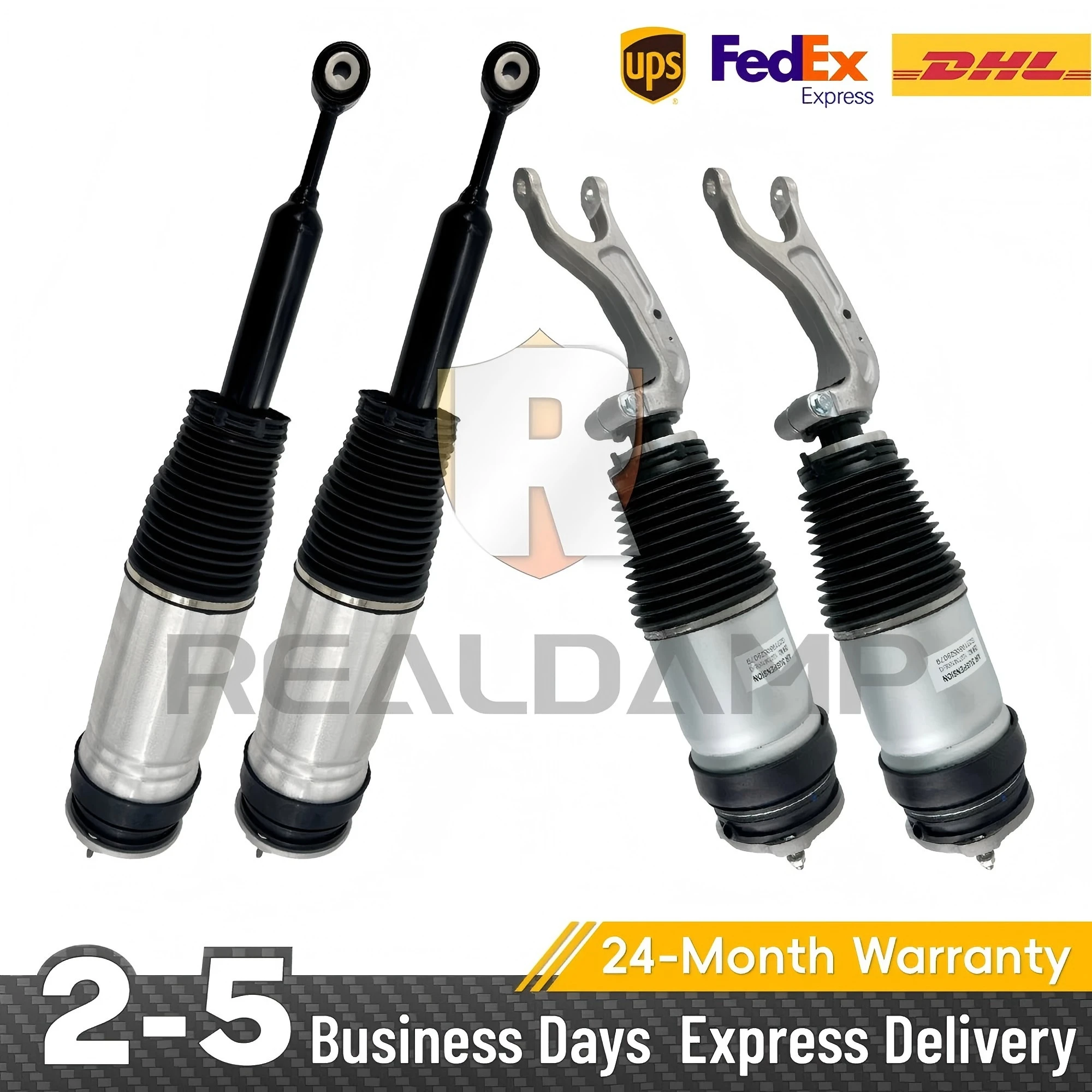 

4X Front and Rear Air Suspension Shocks Fit Tesla Model X 75D P90D P100D 2016-2019 102736100E