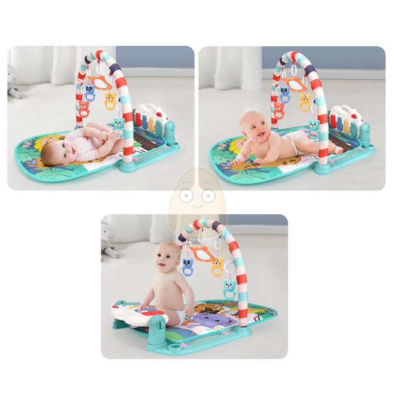 Baby Play Music Mat Carpet Toys Kid Crawling Play Mat Game Develop Mat with Piano Keyboard Infant Rug Early Education Rack Toy