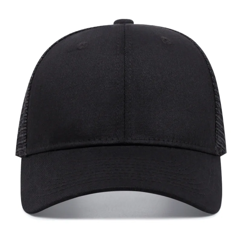 1pc Ventilate Mesh Baseball Caps for Women Men,Adult Net Cap Shallow Curved Eaves Hat Summer Breathable Shade Spring Trucker Cap