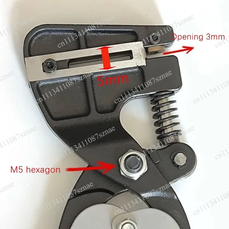 Premium Steel Hole Punch Tool for Luminous Letters, Heavy Duty Iron and Aluminum Round Hole Opener with Smooth Burrless Edge