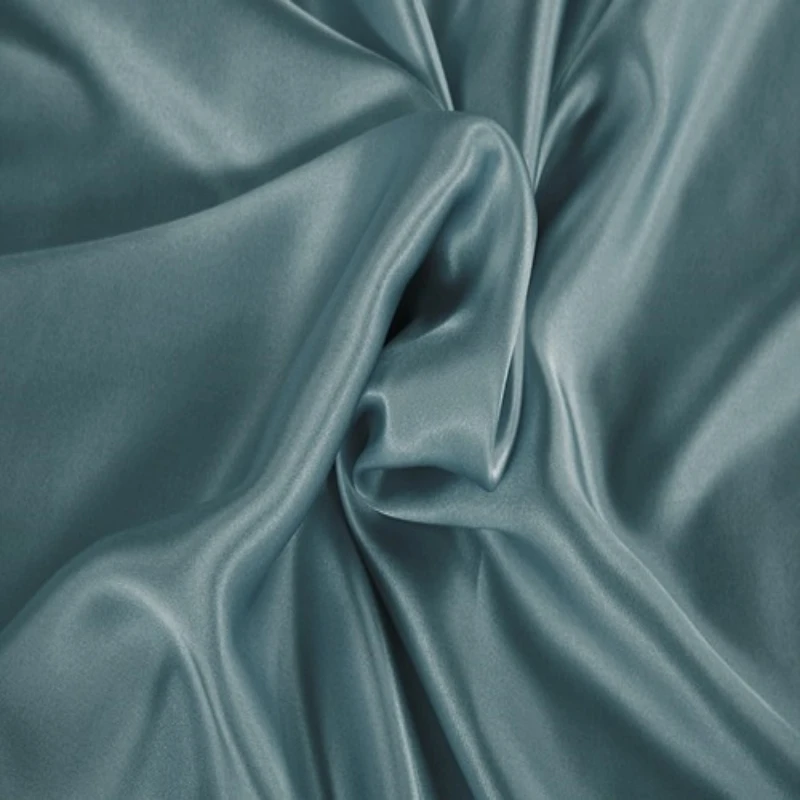 22 Mm To 30 Mm Pure Silk Satin Fabric Super Width  280 Cm 110 Inches Dark Gray Pink Purple Colors  For Bedding  Sheets 1 Meter