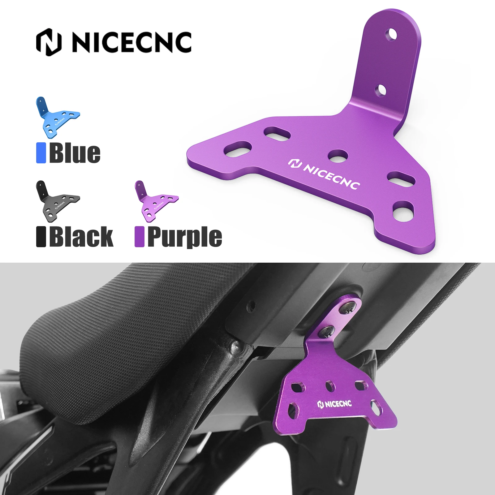 NICECNC For Surron Electric Bike Tail Light Mounting Bracket Licence Plate Holder For Surron Light Bee X S L1E Segway X160 X260