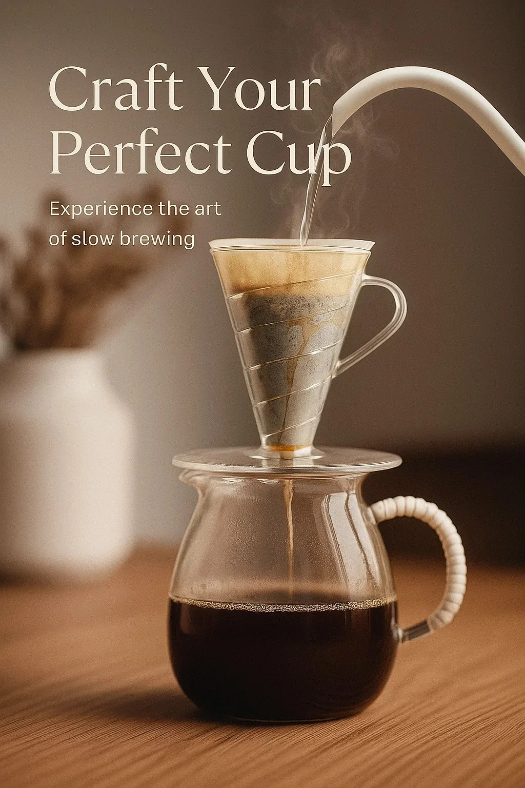 

Капельница для кофе V-образные спиральные ребра AS, конус фильтра для кофе из смолы со съемным держателем для домашней кухни, бариста, многоразовый