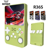 NEW Green R36S Retro Handheld Video Game Console Linux System 3.5 Inch IPS Screen Portable Pocket Video Player 64GB 128G Games