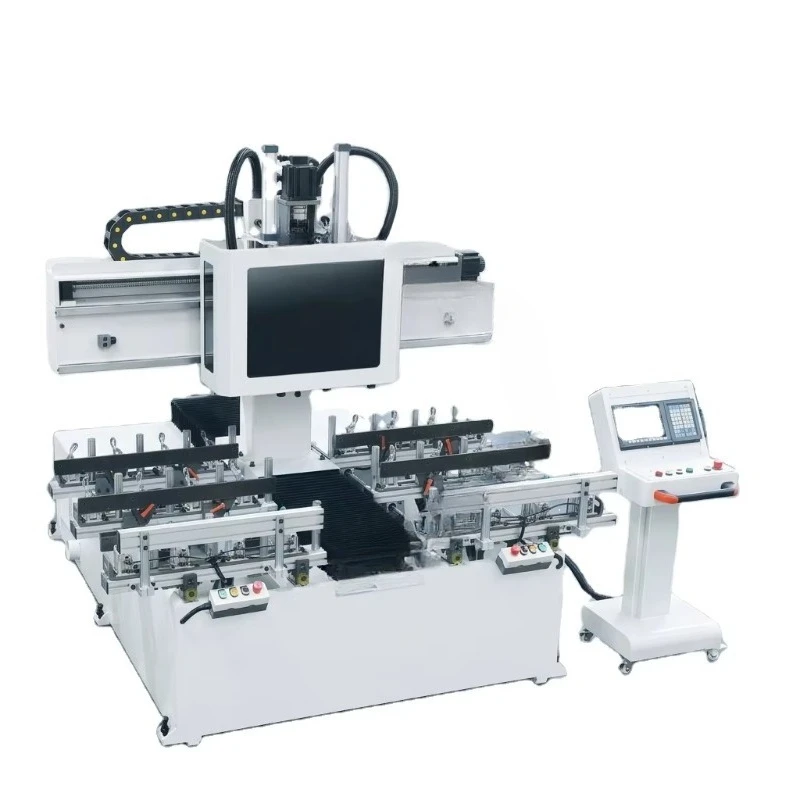 JR-2215-4A Automatic High Precision Tenoner&Groover Mortising Machine PLC Controlled 380V Motor High-Power Woodworking Slotting