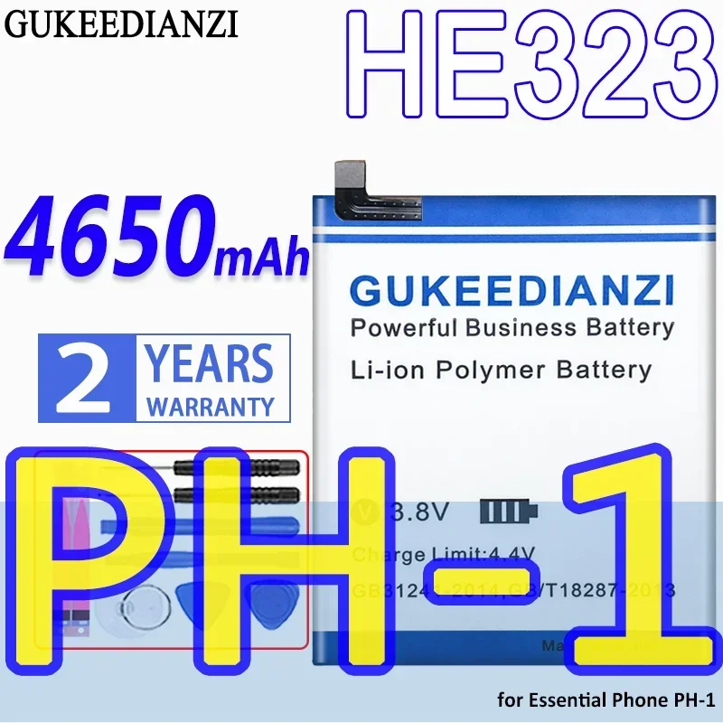 

HE323 4650 мАч для аккумулятора мобильного телефона Essential PH-1 большой емкости