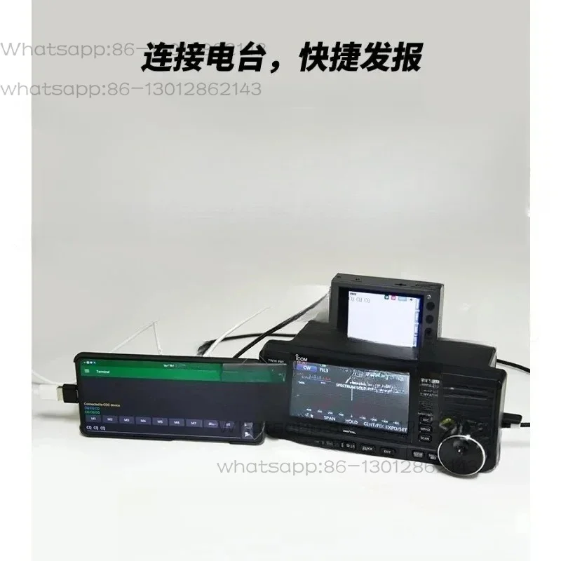 Trainer Morse Code Trainer with Display for Telegraph Practice