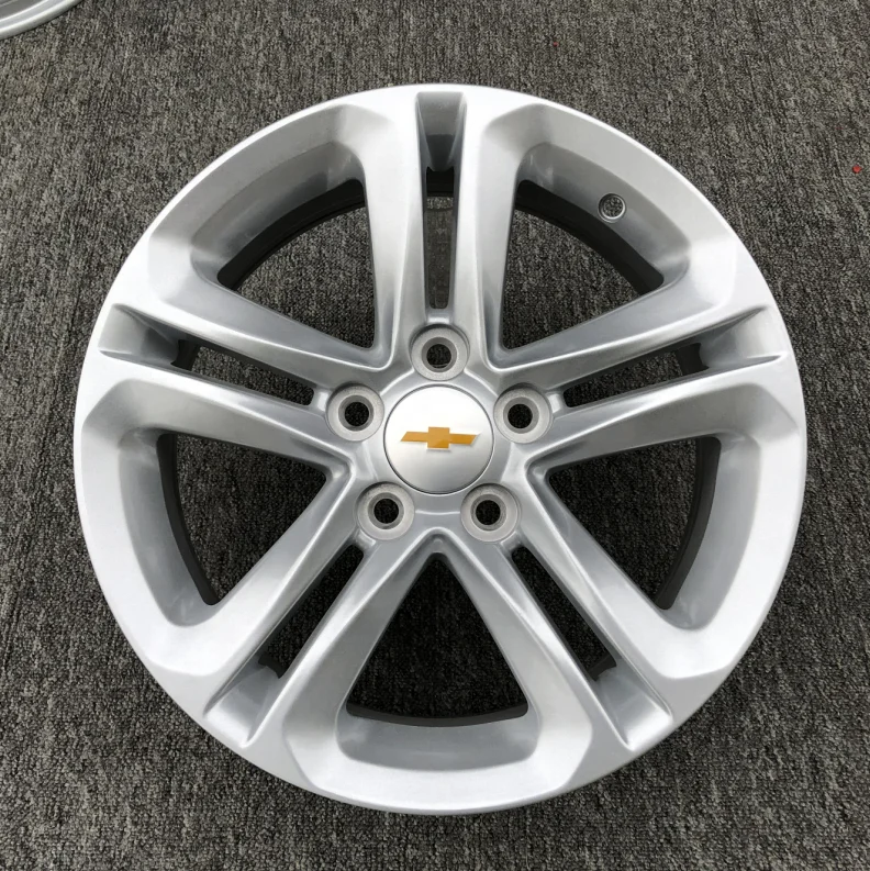 

Custom 15 Inch 5 Holes Aluminum and Silver Alloy Casting Wheels Rim 5 105 for Chevrolet CRVALIER Cruze