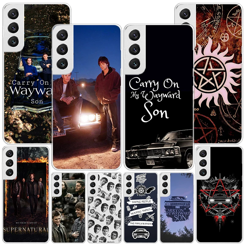 Babaite Supernatural SPN Dean And Sam Phone Case For Samsung Galaxy S24 S23 S22 S21 Ultra S10 Plus S20 FE S10E S9 S8 + Soft Cove