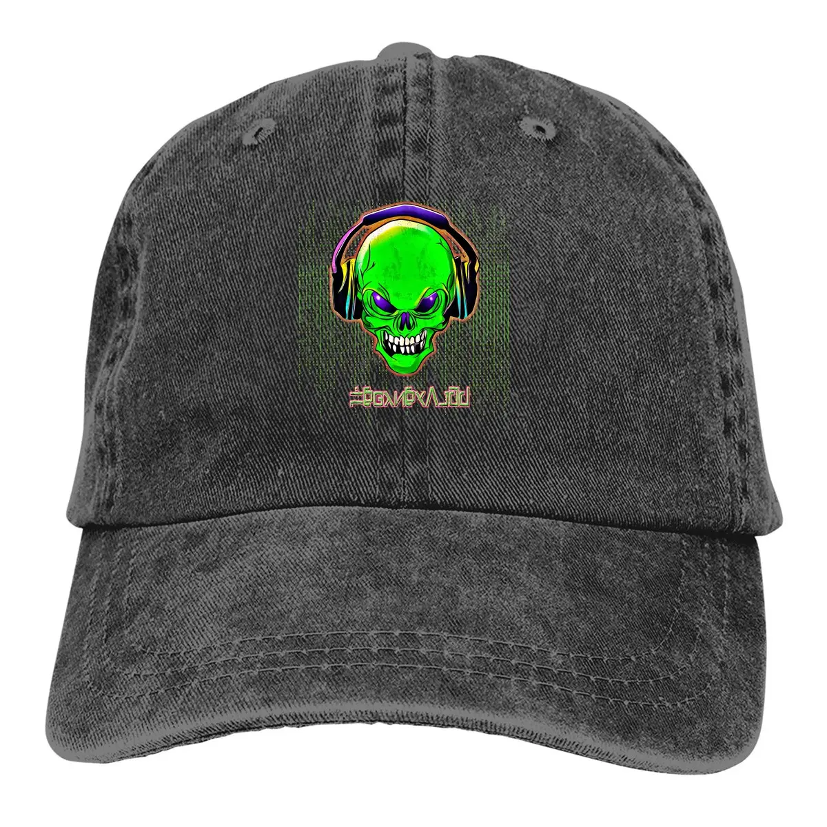 

Digit Alien Head Baseball Cap Men Hats Women Visor Protection Snapback Alien UFO Caps