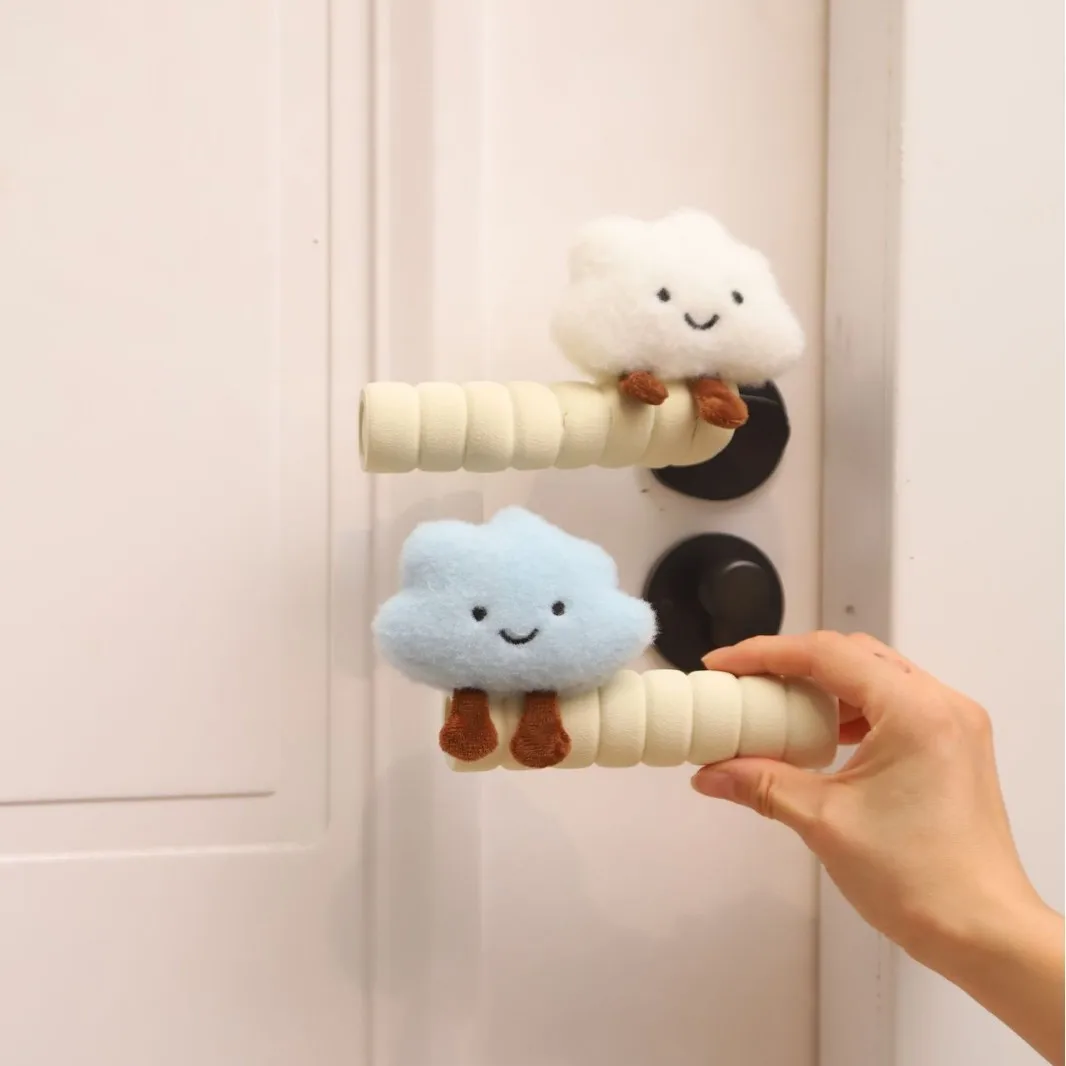 Cute cloud door handle cover, anti-static