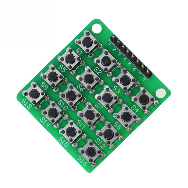 4x4 Matrix 16 Keypad Keyboard Module 16 Button Mcu for Arduino