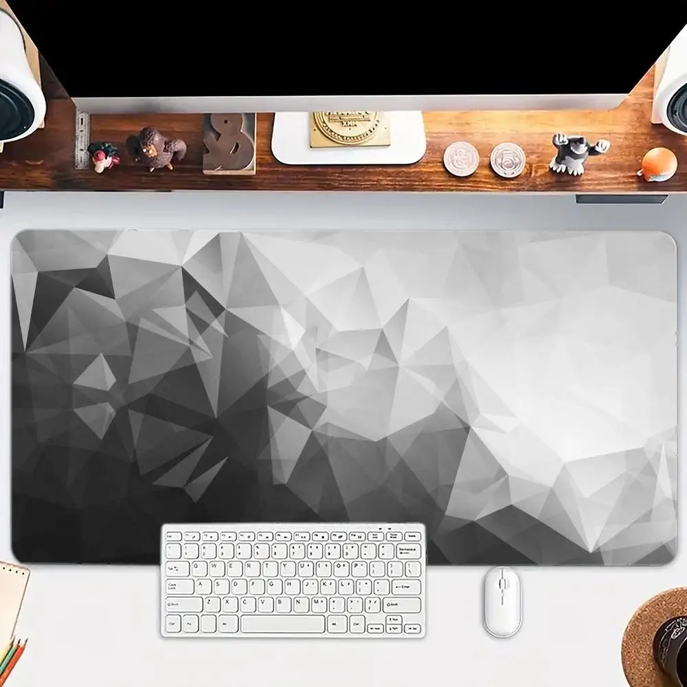 

Technology Graphic Grid Design Mouse Pad Large mouse pad, desk pad, anti slip base, washable for office and home use