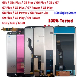 NEW Tested LCD Screen Display Pantalla Touch Digitizer Assembly Repair For Moto G5s G10 G30 G100 G7 G8 Power G6 Play G9 G5 Plus