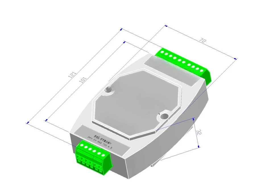 Weighing Sensor with Multi-channel Digital Transmitter 232 485 Serial Port