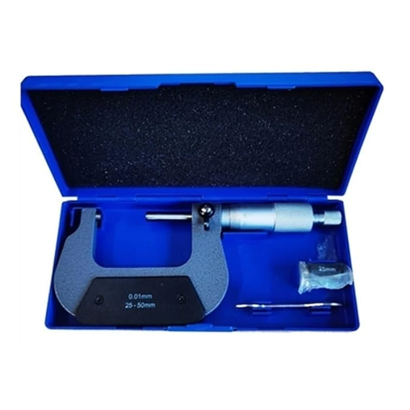 Accuracy 25-50mm Accuracy 0.01mm External Spiral Micrometer Vernier Caliper