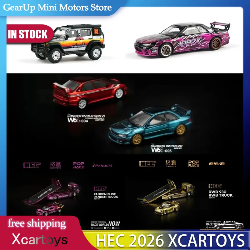 

New In Stock Xcartoys The Work Model 1:64 Subaru Impreza 22b Sti Lancer Evolution 6.5 Alloy Miniature Diecast Model Hec 2026 Toy