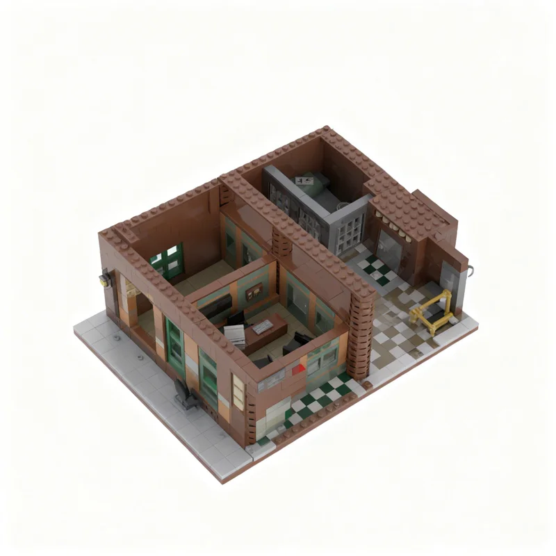 4561pcs MOC National Park Ranger Station City Model Building Blocks Creative Display Gift Collectible Decor Kids Premium Adult