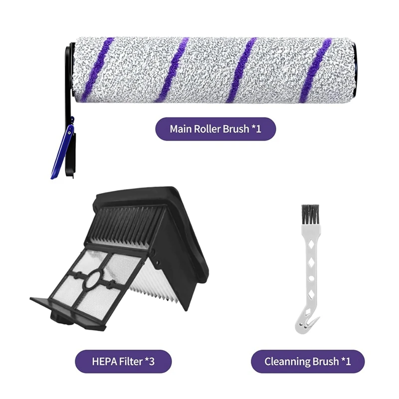 A26T-Narwal S20 Pro 用交換アクセサリ - 湿式および乾式掃除機用のローラー ブラシと HEPA フィルターが含まれています