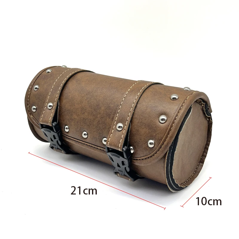 Bicycle Retro Hanging Bag Mountain Bike Crossbeam Bag PU Material Universal Bicycle Rack Bag Bike Accessories