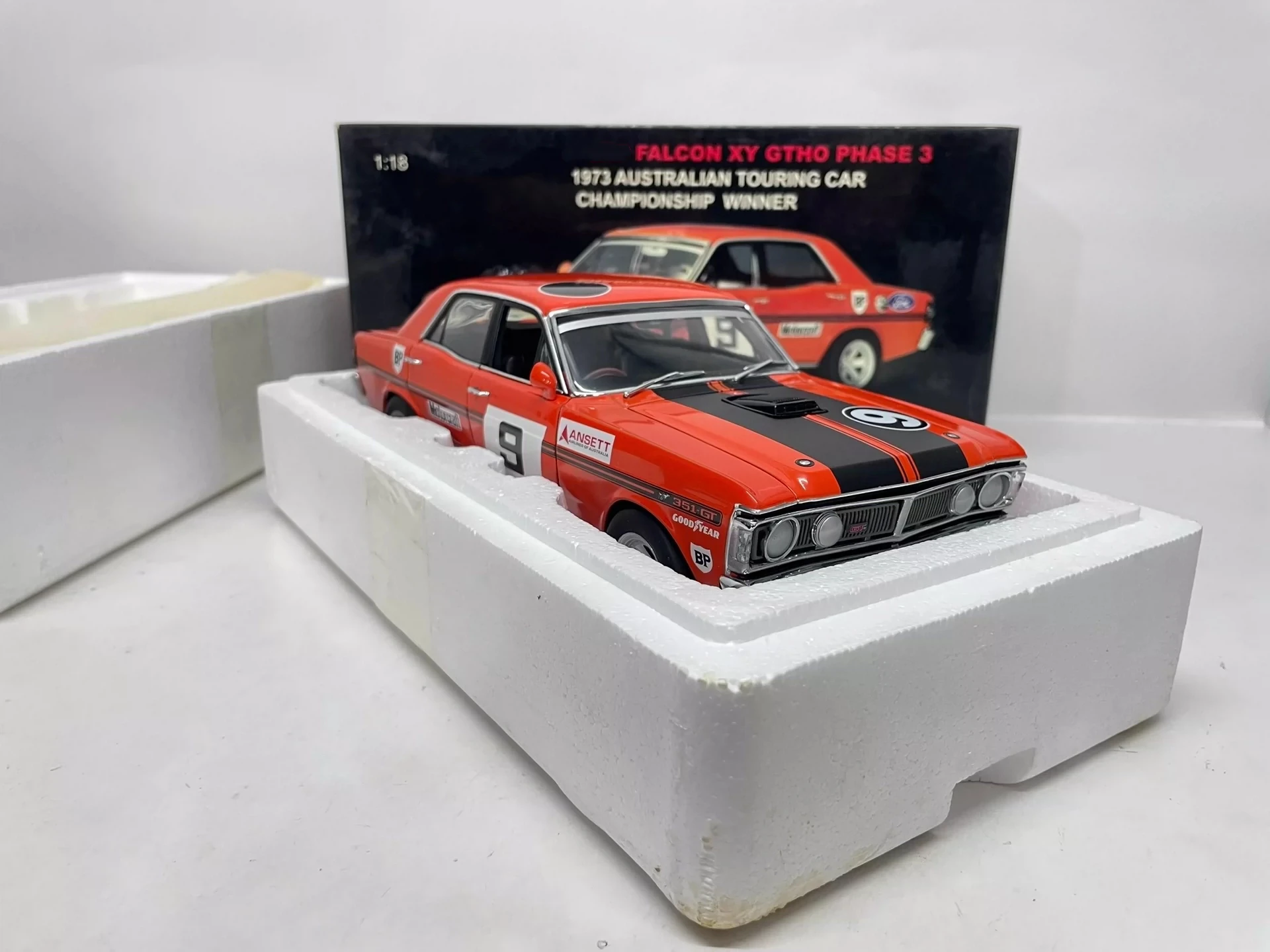 Autoart 1:18 Falcon XY GTXO 1973 #9 Simulation Limited Edition All Open Alloy Metal Static Car Model Toy Gift
