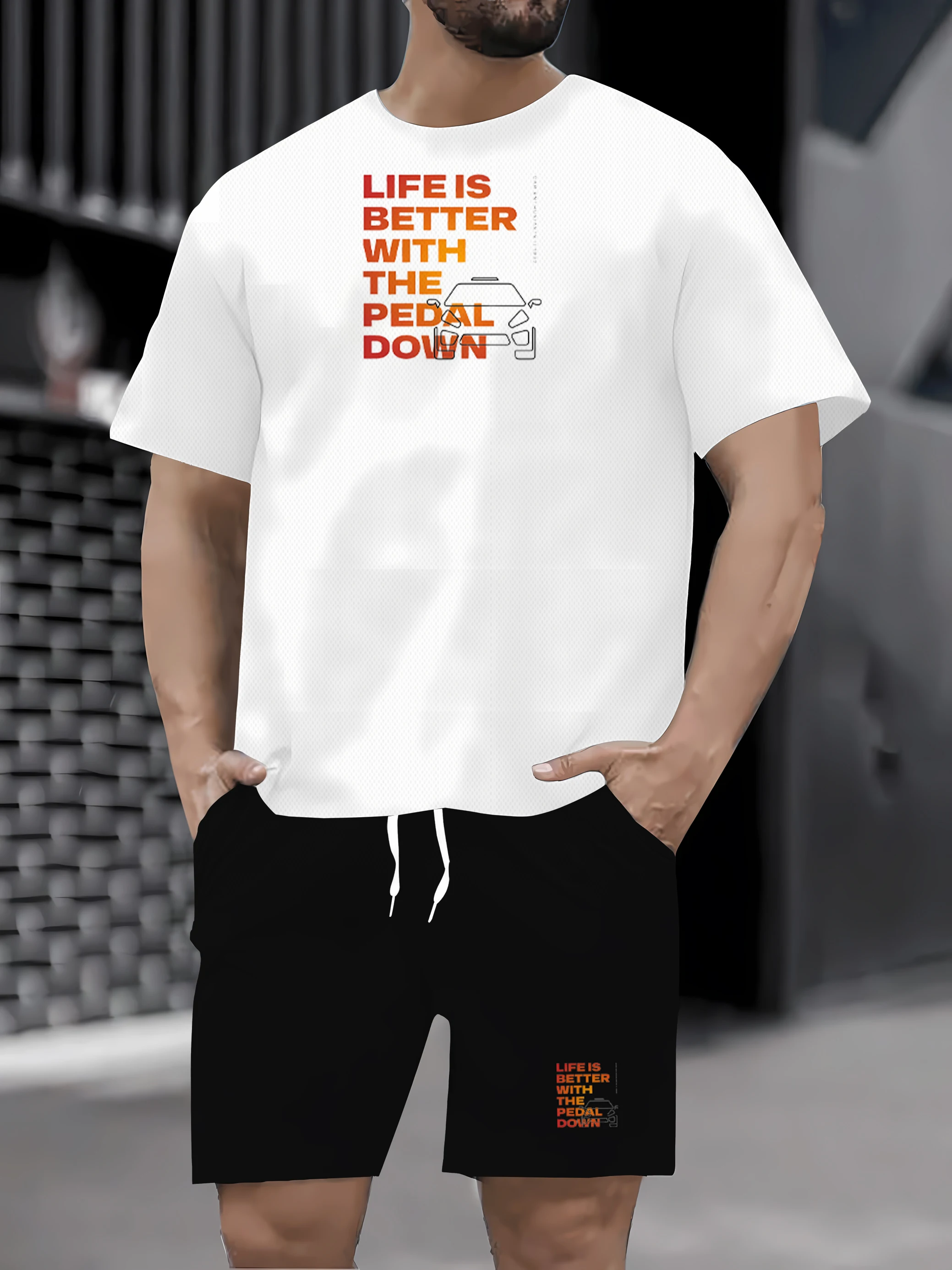 

Конджер из манги, занавеска + шорты, мужские шортыlarlalarlaдная мода, повседневные спортивные костюмы conjunto de dwa peças