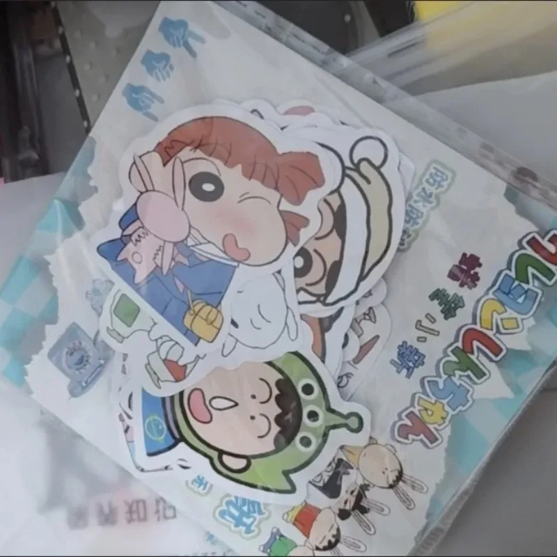 Crayon Shin-chan Sticker Cute Creativity Emoticons Journal Decoration Material 40 Pcs Waterproof Sticker Kindergarten Gift