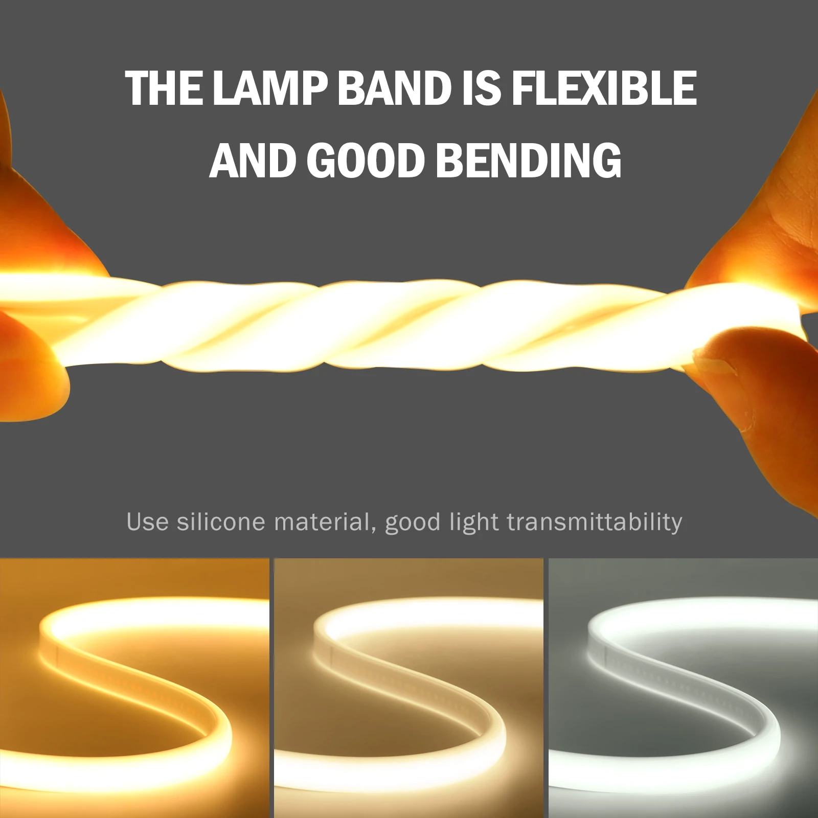 Рисунок 3 - Светодиодная лента COB 220 В с переключателем/диммером