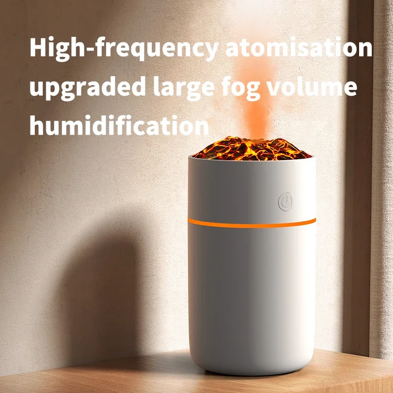 230ml Crack Volcano Humidifier Desktop Silent Mist Maker Fogger for Home Office Bedroom Humidificadores Raincloud humidifier