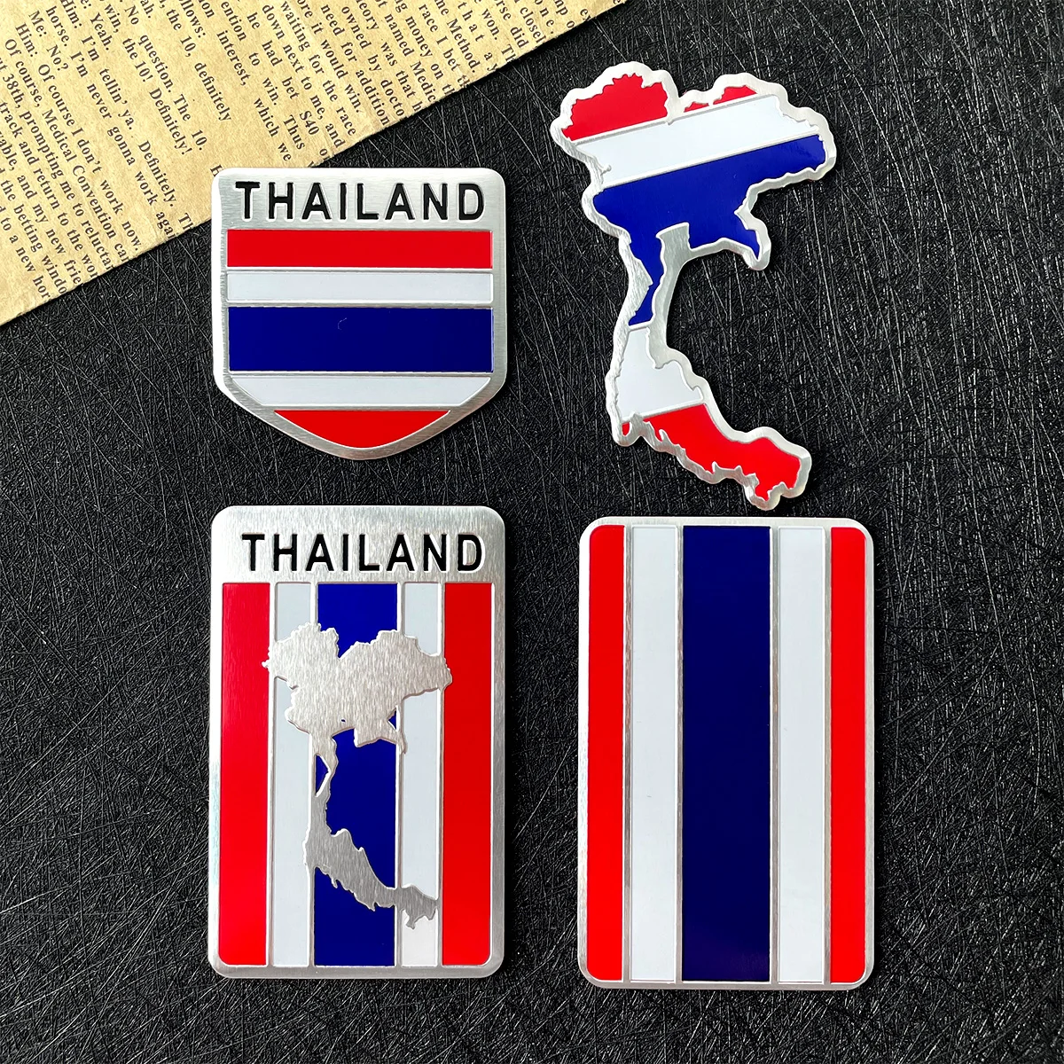 Thailand National Flag 3D Stic - Car Accessories Thailand recension och pris