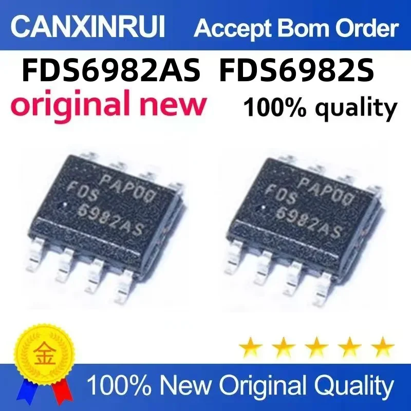 

(5 pieces) Brand new original 6982S FDS6982AS FDS6982S SOP8 spot chip IC