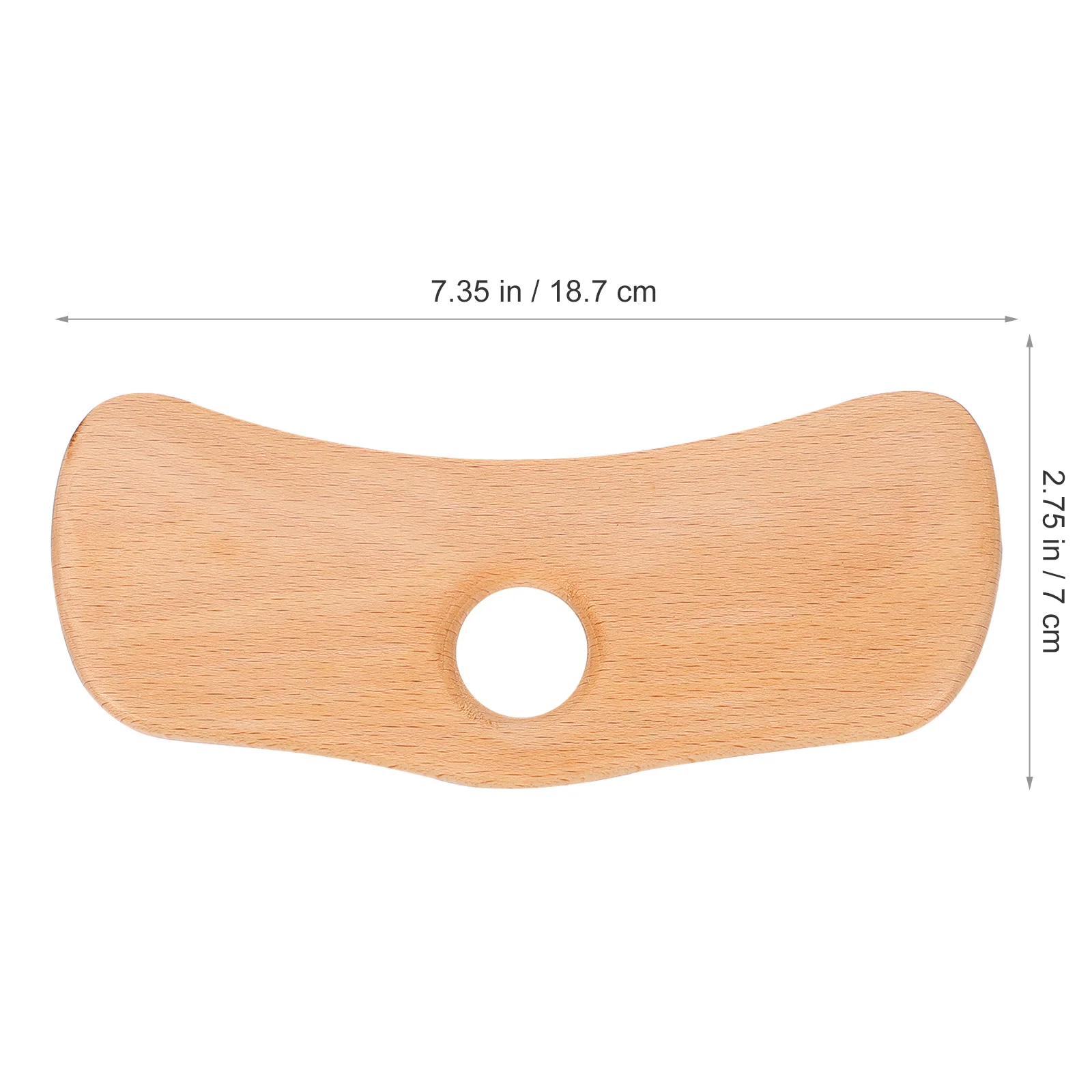 

1 шт. деревянная скребковая доска Гуаша, массажер для всего тела для снятия боли в спине, плечах, дискомфорта, деревянная скребковая доска